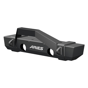 Aries TrailCrusher Front Bumper With Brush Guard