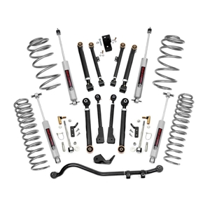 Rough Country X- Flex 2.5in Lift Kit - Front and Rear - 1997-2006 Wrangler TJ 4WD