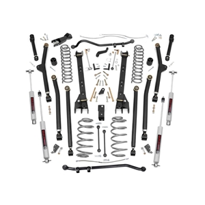 Rough Country 6in Lift Kit Long Arm - Front and Rear - Wrangler Unlimited 4WD