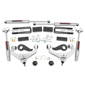 Rough Country 3in Lift Kit - Front and Rear - Silverado/Sierra 2500/3500 HD