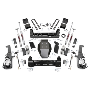 Rough Country 7.5in Lift Kit - Front and Rear - Silverado/Sierra 2500/3500 HD