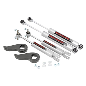 Rough Country 1.5-2in Leveling Kit - Front and Rear - Silverado/Sierra 2500/3500 HD 4WD