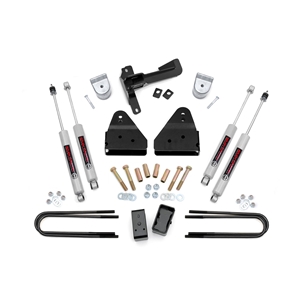 Rough Country 3in Lift Kit Front Spacer - Front and Rear - Ford F-250/F-350 Super Duty 4WD