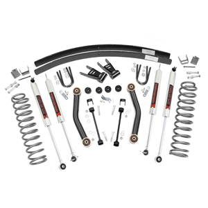 Rough Country 4.5in Lift Kit - Front and Rear - Jeep Cherokee