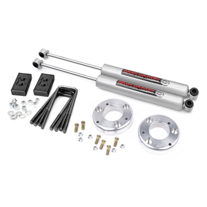 Rough Country 2in Lift Kit - Front and Rear - Ford F-150 4WD/RWD No Raptor