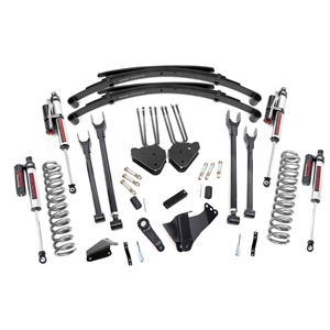 Rough Country 8in Vertex Reservoir Lift Kit Front Spacer - Front and Rear - Ford F-250/350 Super Duty Non-Gasoline