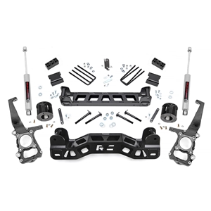 Rough Country 4in Lift Kit - Front and Rear - Ford F-150 RWD (2011-2014)