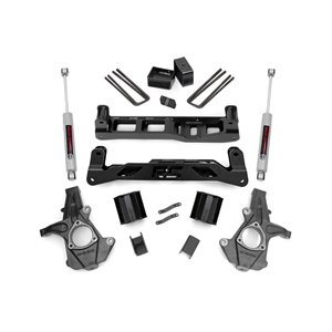 Rough Country 5in Lift Kit - Front and Rear - Silverado/Sierra 1500/LD RWD