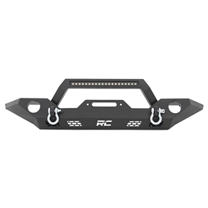 Rough Country Full Width LED Winch Front Bumper - Jeep Gladiator and Wrangler JK/JL