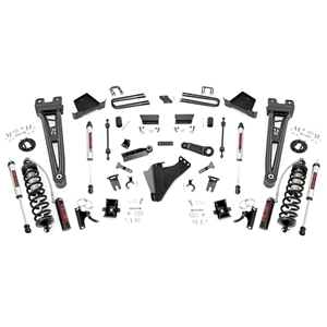 Rough Country 4.5in Coilover Conversion Kit - Front and Rear - Ford F-250/350 Super Duty 4WD