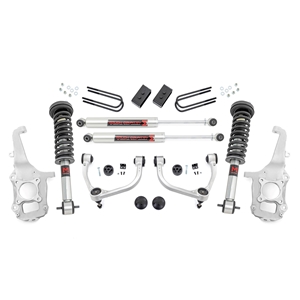 Rough Country 4in Lift Kit - Front and Rear - Ford F-150 4WD Non-Diesel