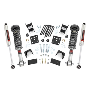 Rough Country 2in Front 4in Rear Lowering M1 Shocks - Ford F-150 4WD