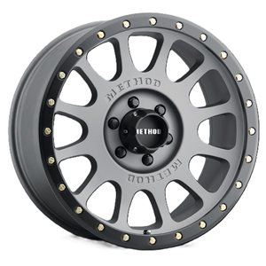 Method Wheels - 305 NV Street - TITANIUM - MATTE BLACK LIP