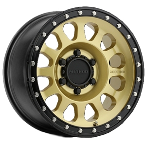 Method Wheels - 315 Street - GOLD - BLACK LIP