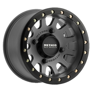 Method Wheels - 401 UTV Beadlock UTV - TITANIUM - MATTE BLACK RING