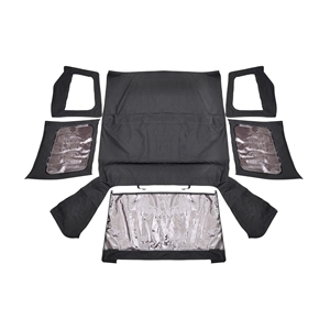 Rough Country Replacement Soft Top - Wrangler Half Steel Door