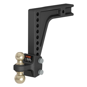 CURT HD Deep-Drop Adjustable Ball Mount with 2.5in Shank