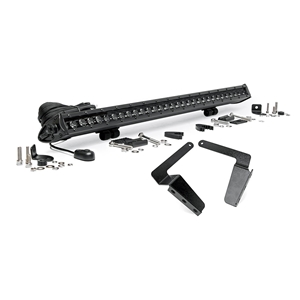 Rough Country 30in Single Row LED Hidden Bumper Mount Kit - Toyota Tundra