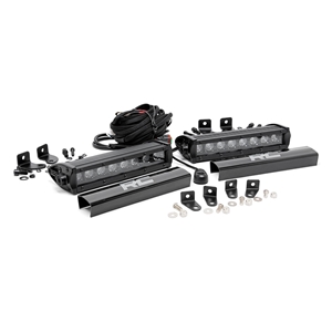 Rough Country 8in Single Row LED Grille Mount Kit - F-250 Super Duty Lariat