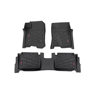 Rough Country Sure-Fit Floor Mats First & Second Row