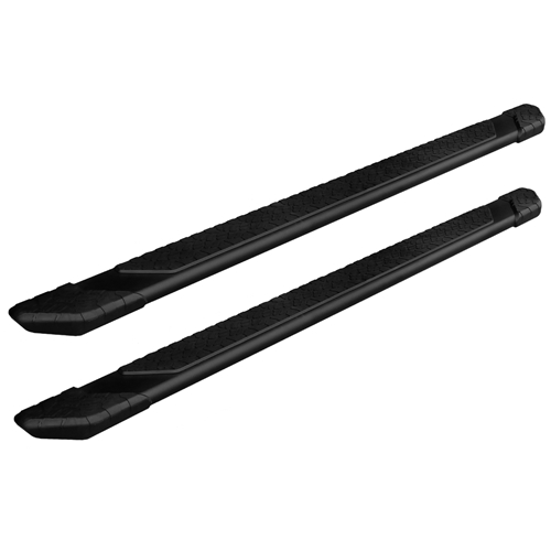 Raptor Series 5in Tread Step Textured Black Aluminum Running Boards