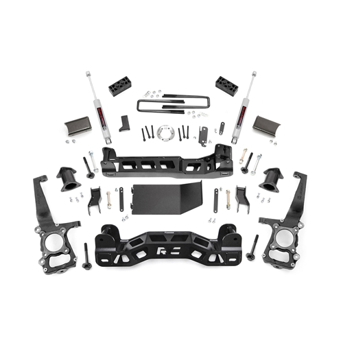 Rough Country 4in Lift Kit - Front and Rear - F-150 4WD