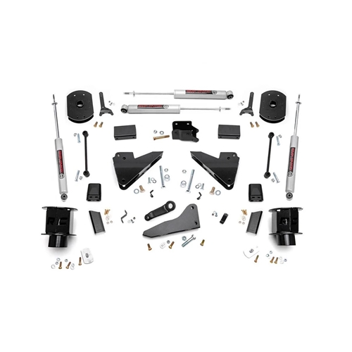 Rough Country 5in Lift Kit - Front and Rear - Radius Arm Drop - Ram 2500 4WD