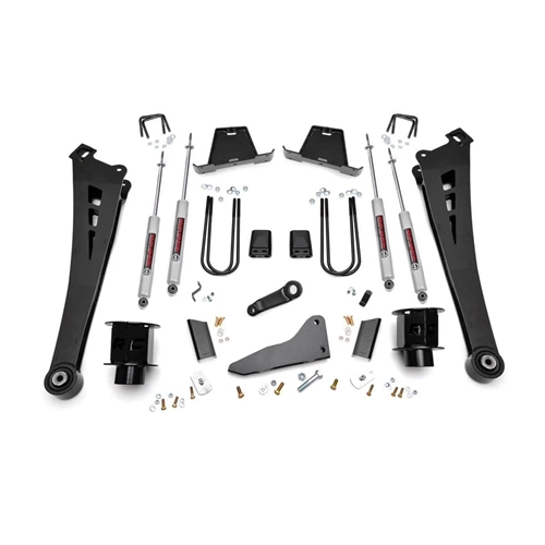 Rough Country 5in Lift Kit - Front and Rear - Ram 3500 4WD Non-Dually