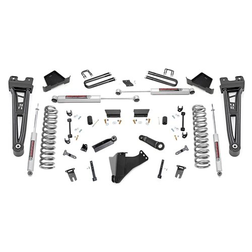 Rough Country 6in Lift Kit Radius Arm - Front and Rear - Ford F-250/350 Super Duty 4WD