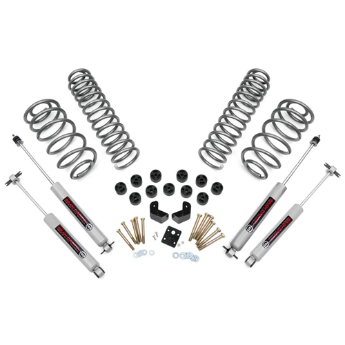 Rough Country 3.75in Lift Kit - Front and Rear - 1997-2006 Wrangler TJ 4WD