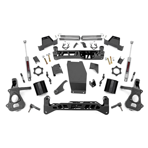 Rough Country 7in Lift Kit - Front and Rear - Silverado/Sierra 1500 4WD (2014-2018)