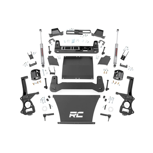 Rough Country 4in Lift Kit - Front and Rear - Silverado/Sierra 1500 Trail Boss/AT4