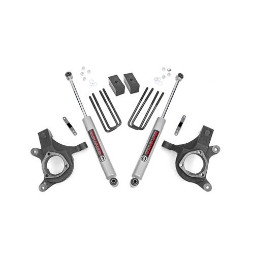 Rough Country 3in Lift Kit - Front and Rear - Silverado/Sierra 1500 RWD