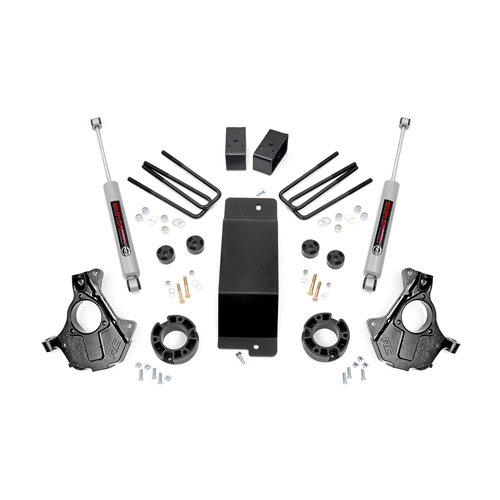 Rough Country 3.5in Lift Kit - Front and Rear - Silverado/Sierra 1500 (2007-2013)