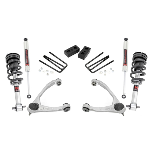 Rough Country 3.5in Lift Kit - Front and Rear - Silverado/Sierra 1500 RWD