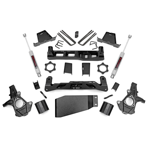 Rough Country 6in Lift Kit - Front and Rear - Silverado/Sierra 1500
