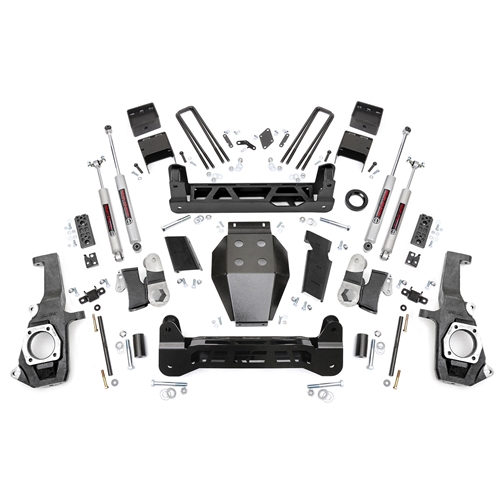 Rough Country 7.5in Lift Kit - Front and Rear - Silverado/Sierra 2500/3500 HD