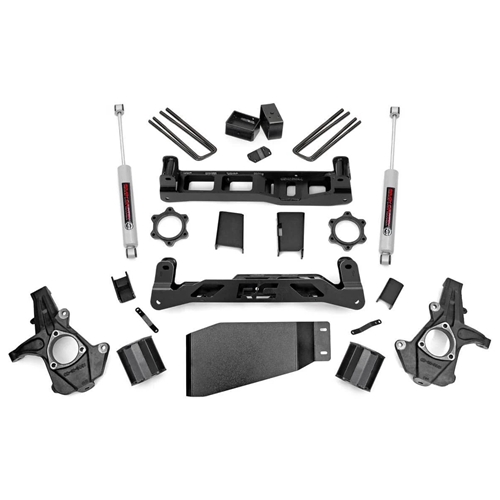 Rough Country 5in Lift Kit - Front and Rear - Silverado/Sierra 1500 (2007-2013)