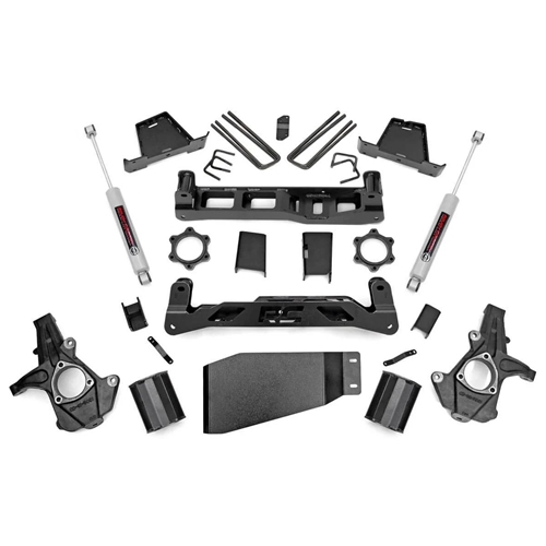 Rough Country 7.5in Lift Kit - Front and Rear - Silverado/Sierra 1500