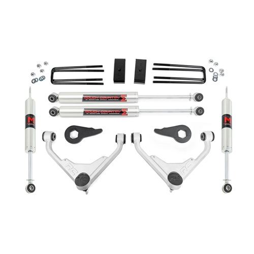 Rough Country 3in Lift Kit - Front and Rear - Chevrolet/GMC 2500/3500 HD