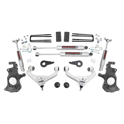 Rough Country 3.5in Lift Kit - Front and Rear - 2500/3500 HD Non-Dually