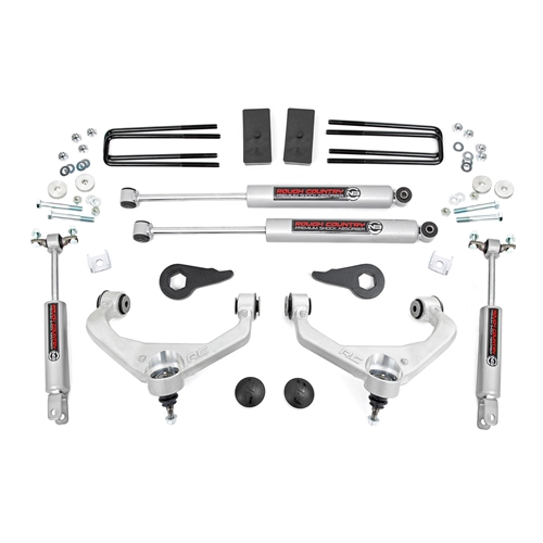 Rough Country 3.5in Lift Kit - Front and Rear - 2500/3500 HD