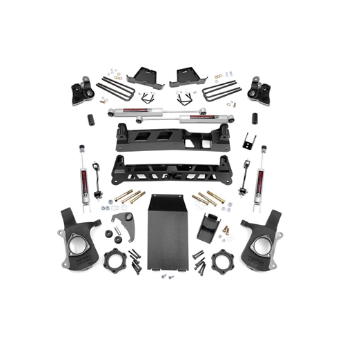 Rough Country 4in Lift Kit - Front and Rear - Silverado/Sierra 1500