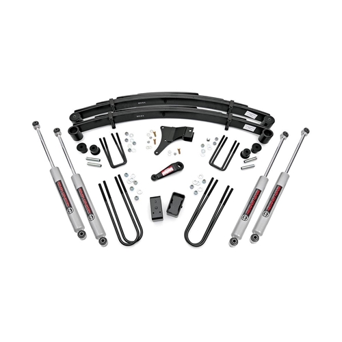 Rough Country 4in Lift Kit - Front and Rear - Ford F-350 4WD