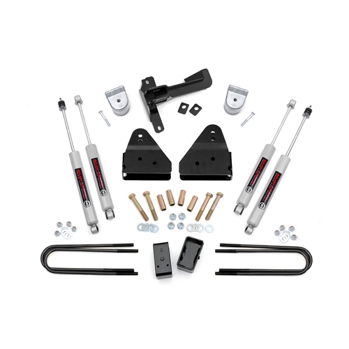 Rough Country 3in Lift Kit Front Spacer - Front and Rear - Ford F-250/F-350 Super Duty 4WD