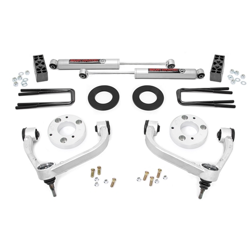 Rough Country 3in Lift Kit - Front and Rear - Ford F-150