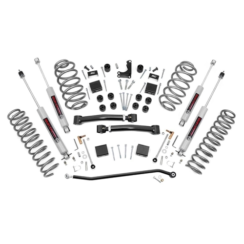 Rough Country 4in Lift Kit - Front and Rear - Jeep Grand Cherokee