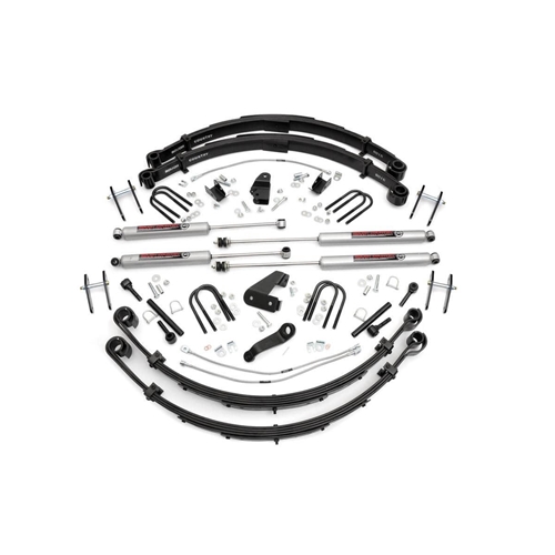 Rough Country 6in Lift Kit - Front and Rear - Jeep Wrangler 1987-1995