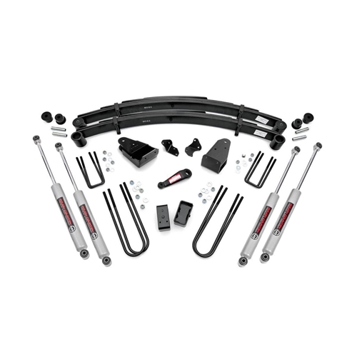 Rough Country 4in Lift Kit - Front and Rear - Ford F-250 Non-Dually