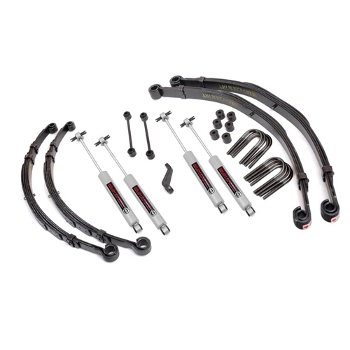 Rough Country 4in Lift Kit - Front and Rear - Jeep CJ5/CJ7/Scrambler